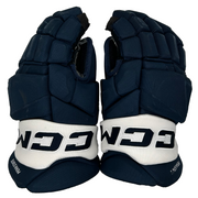 CCM Jetspeed FT8 Pro - Used NCAA Pro Stock Gloves (Navy/White)
