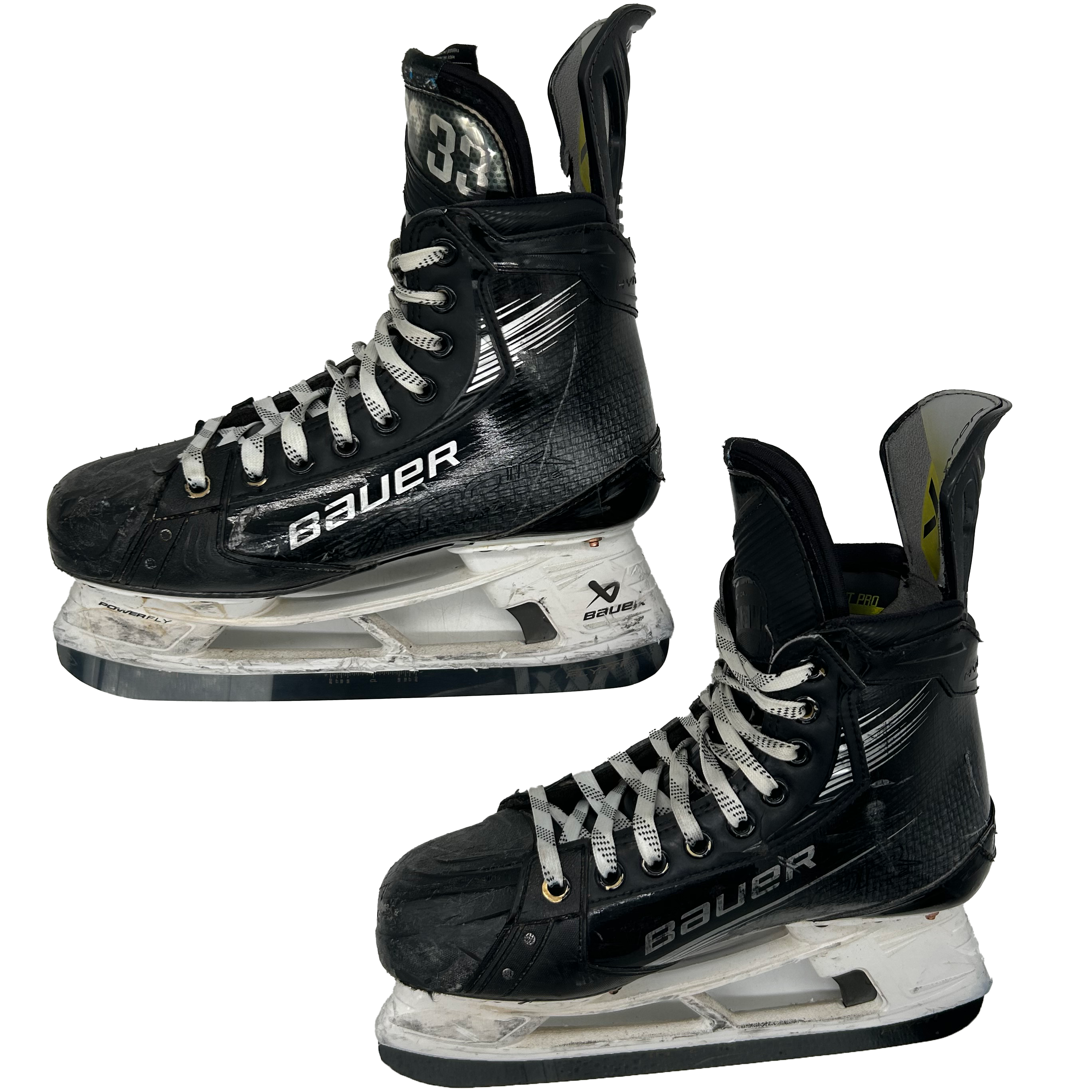 Bauer Vapor Hyperlite 2 - Used Pro Stock Hockey Skates - Size 7D (Black)