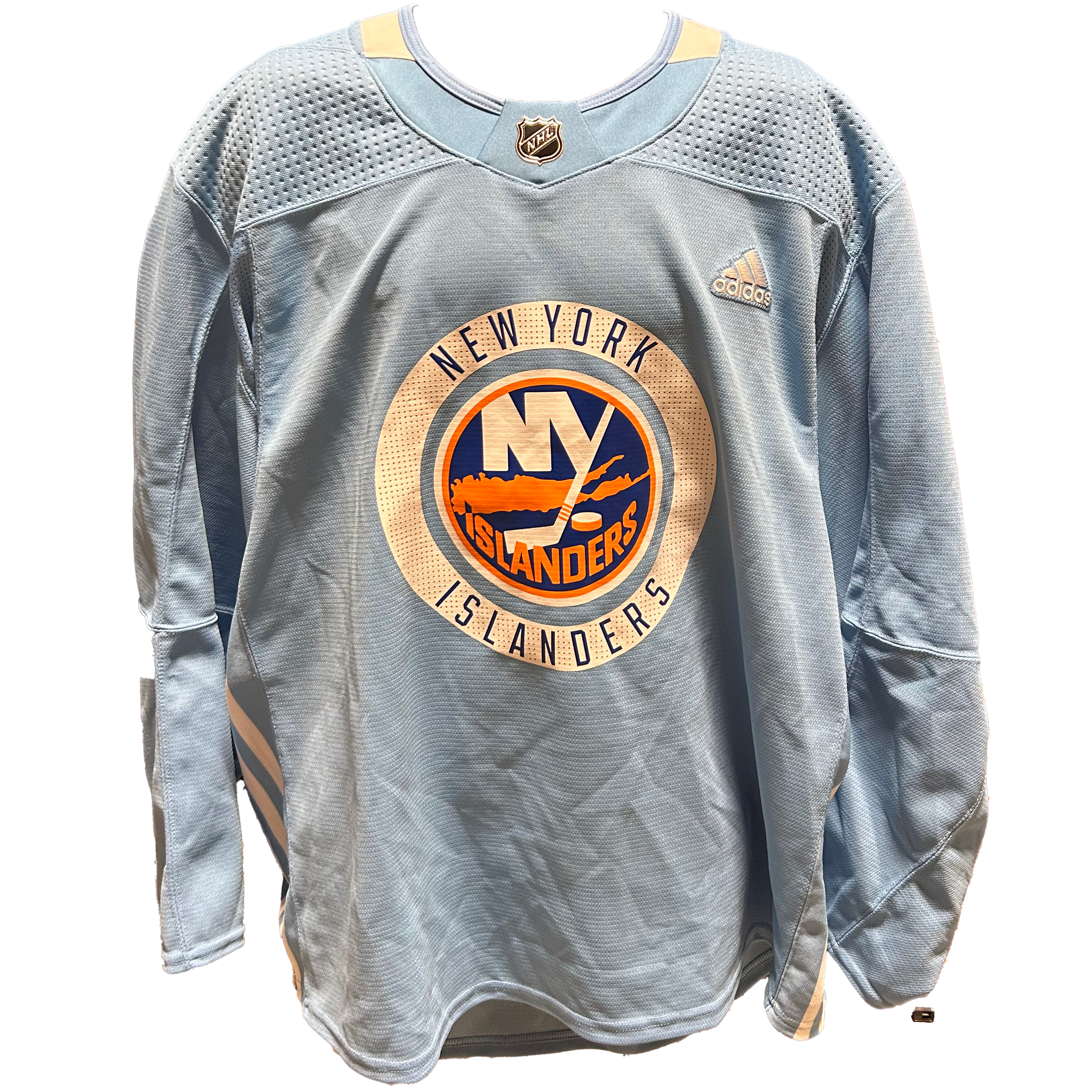 NHL - New York Islanders New Adidas Practice Jersey (Baby Blue)