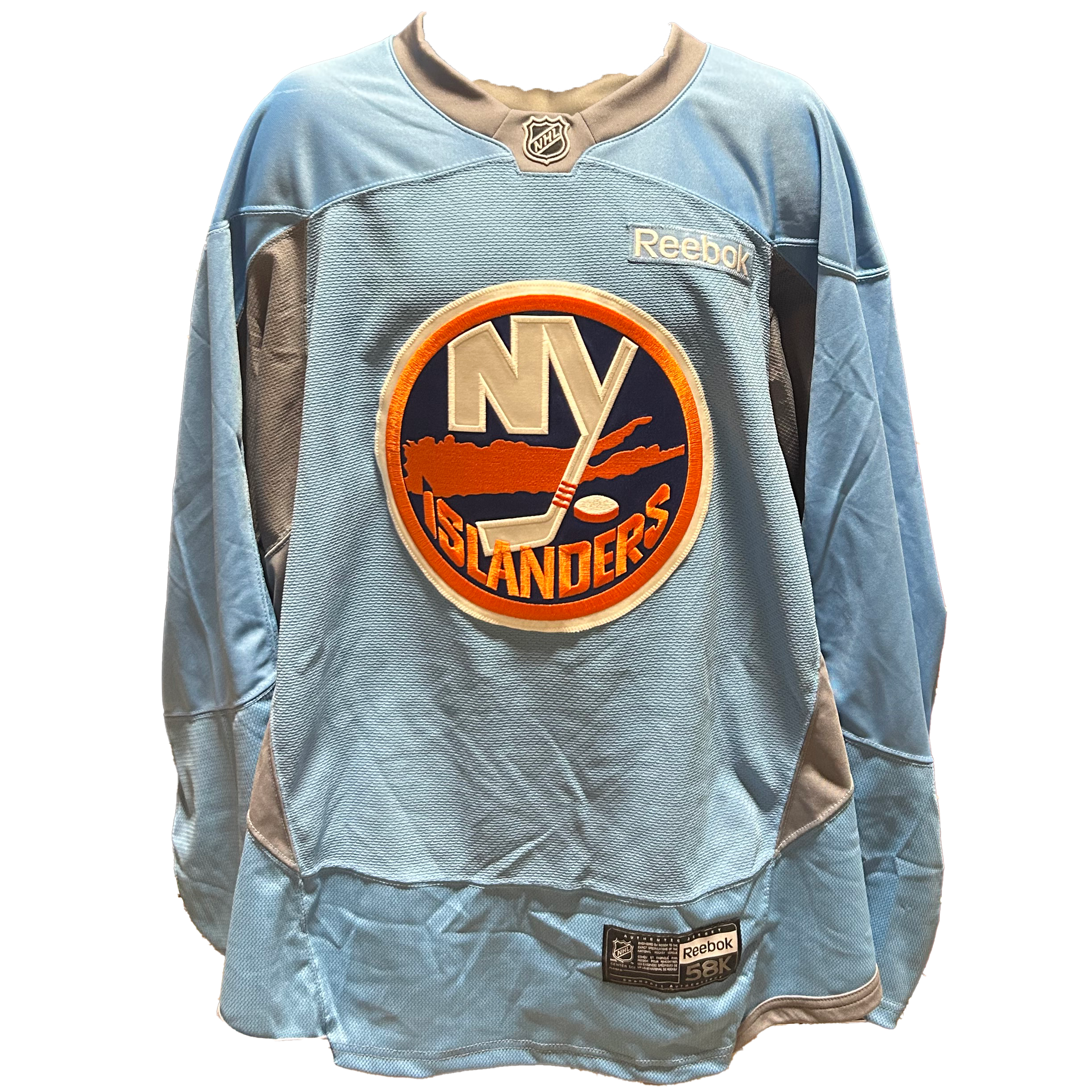NHL - Used New York Islanders Reebok Practice Jersey (Baby Blue)