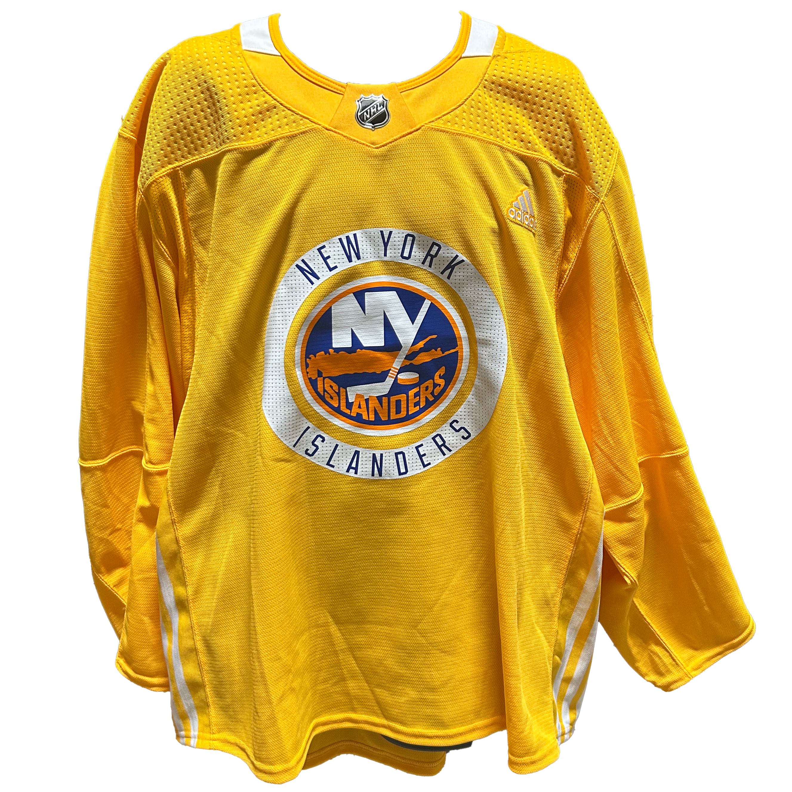 NHL - New York Islanders New Adidas Practice Jersey (Yellow)