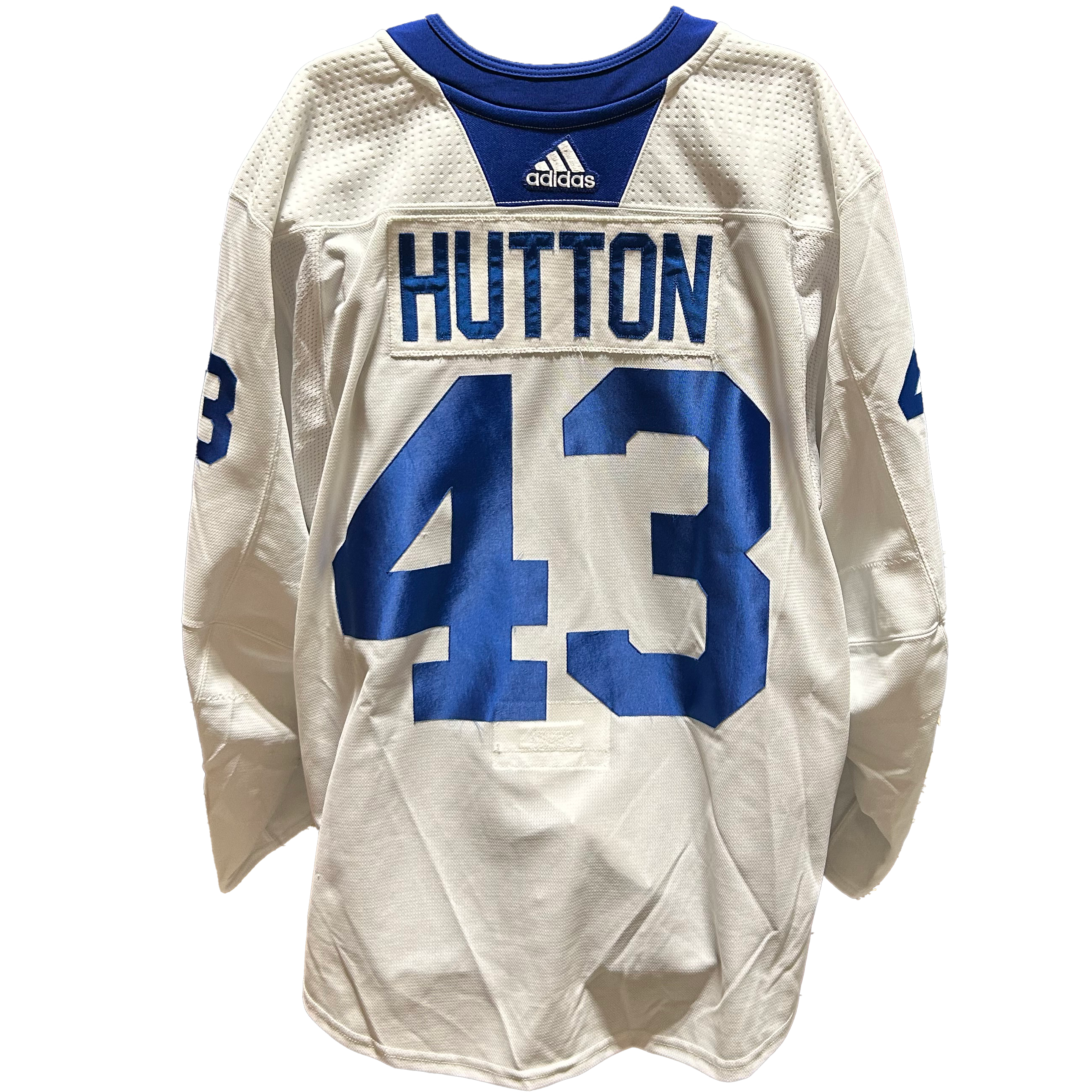 NHL - Used New York Islanders Adidas Practice Jersey With Namebars (White)