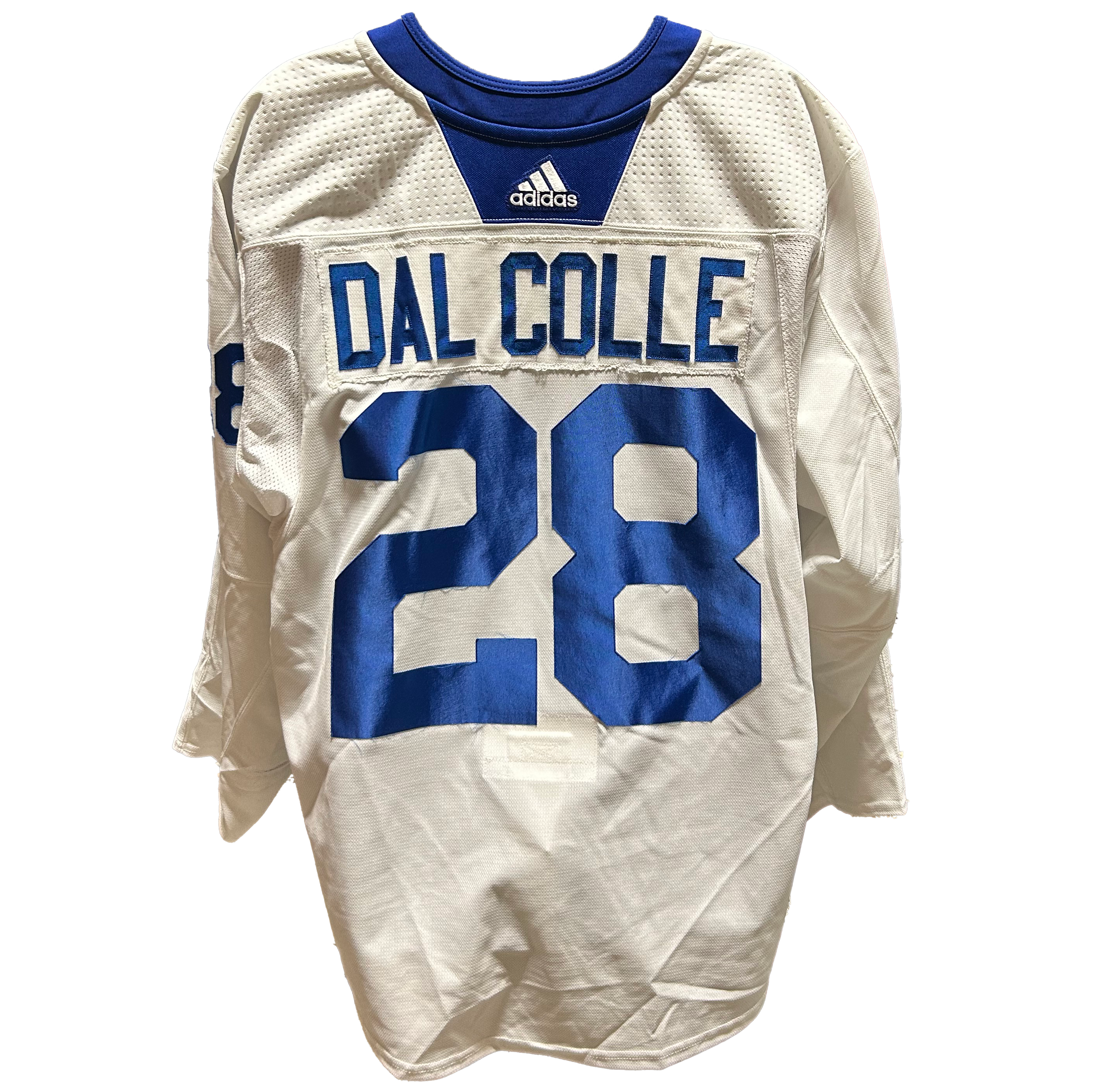 NHL - Used New York Islanders Adidas Practice Jersey With Namebars (White)