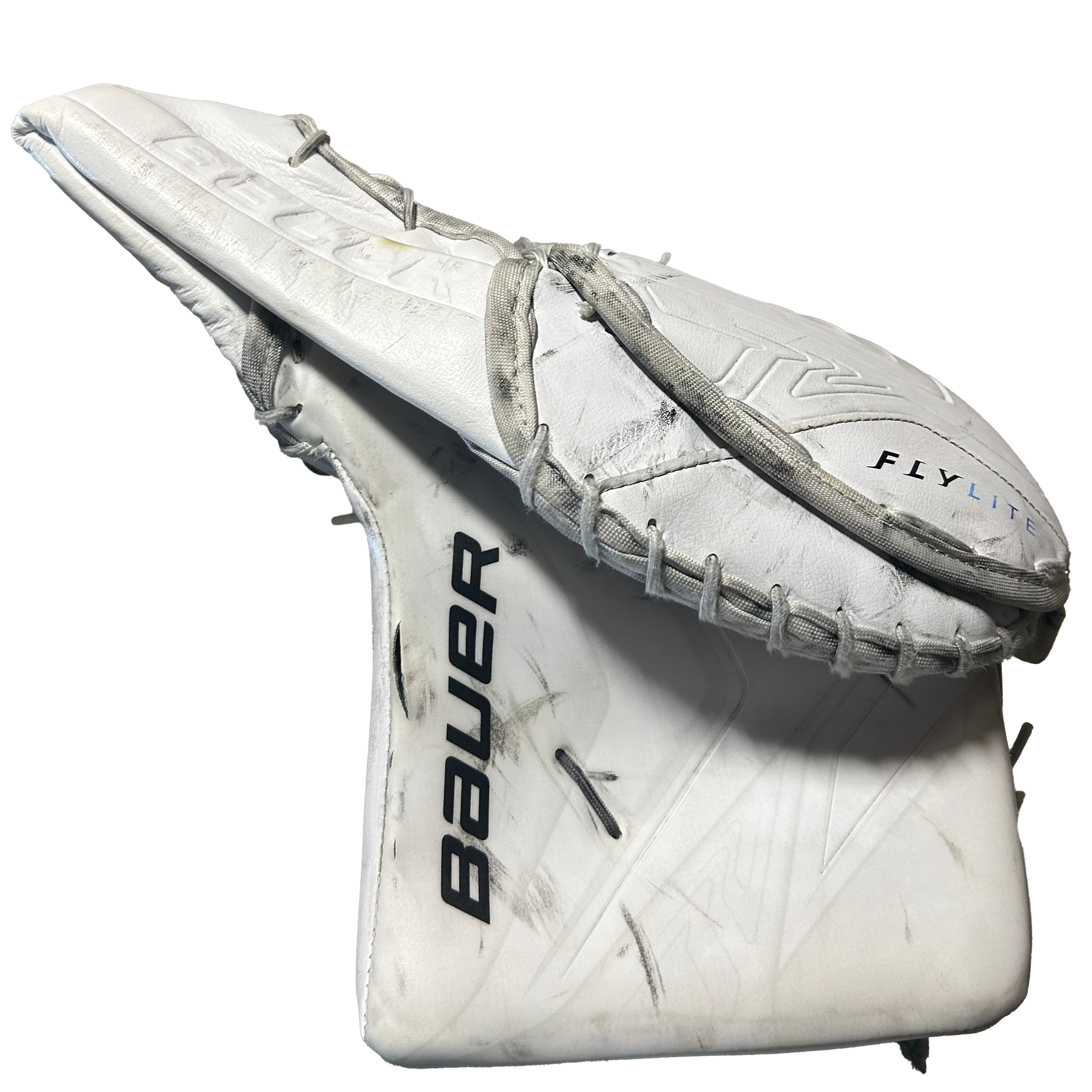 Used - Bauer Vapor Flylite Pro Stock Goalie Full Set (White)