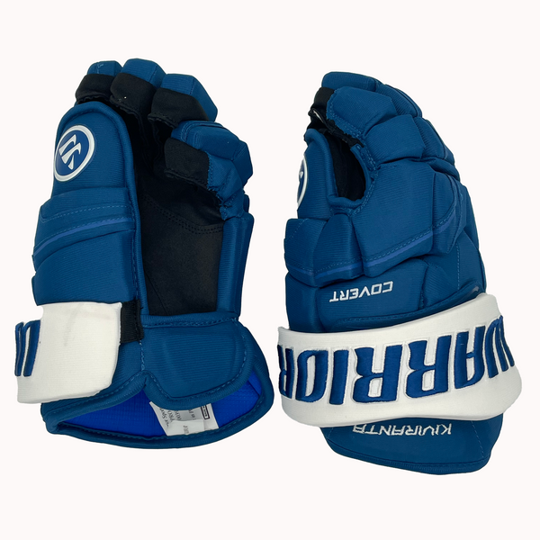 Warrior Covert QRE - NHL Pro Stock Glove - Joel Kiviranta (Blue/White)