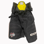 CCM HPTK - Pantalon de hockey OHL Pro Stock d'occasion (noir/bordeaux)