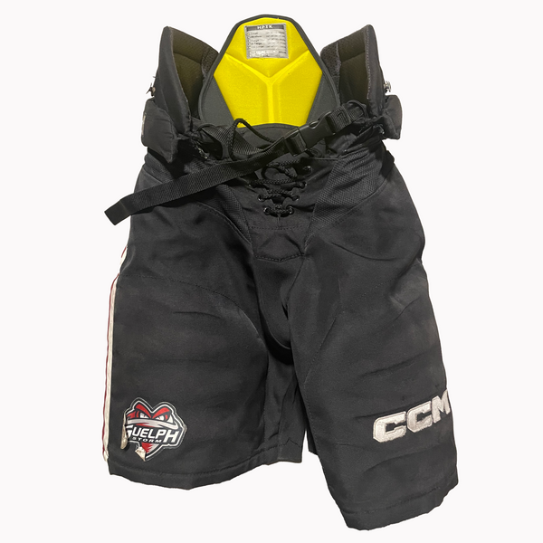CCM HPTK - Used OHL Pro Stock Hockey Pants (Black/Burgundy)