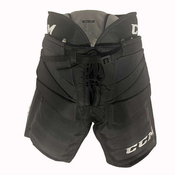 CCM HPG12A - OHL Pro Stock Hockey Goalie Pants (Black/Burgundy)