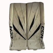 CCM Axis XF Pro - Jambières de gardien de but Pro Stock d'occasion (blanc/bleu)