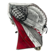 CCM Extreme Flex 5 - Gant de gardien de but Pro Stock d'occasion (rouge/blanc)