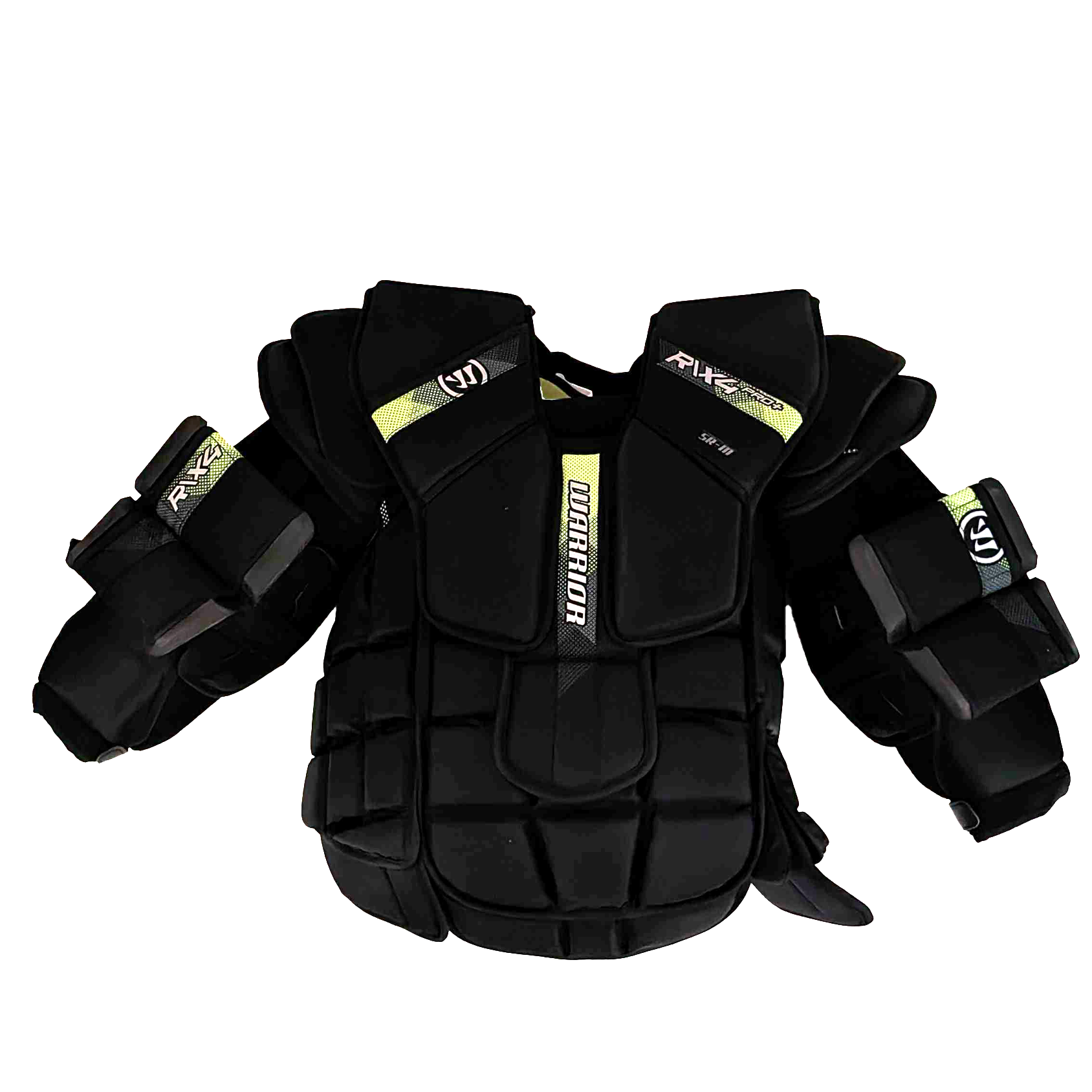 Warrior Ritual RX4 Pro+ - Nouveau plastron de gardien de but Pro Stock (noir)
