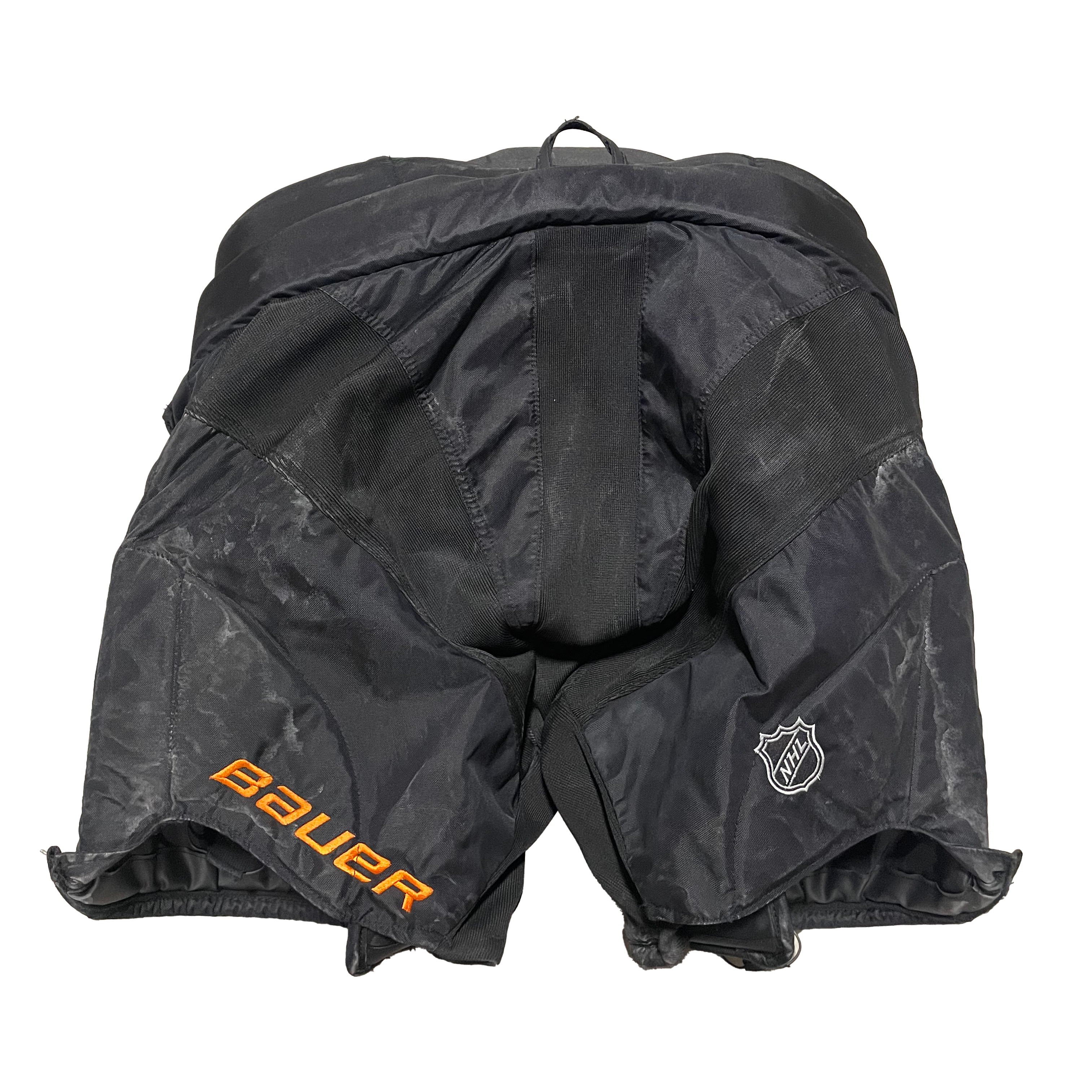 Bauer - Pantalon de gardien de but NHL Pro Stock d'occasion - Flyers de Philadelphie (noir)