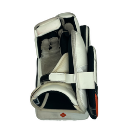 True HZRDUS PX4 - Used Pro Stock Goalie Full Set - Felix Sandstrom - (White/Black/Orange)