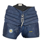 Bauer - Used NCAA Pro Stock Goalie Pants (Navy/White/Yellow)