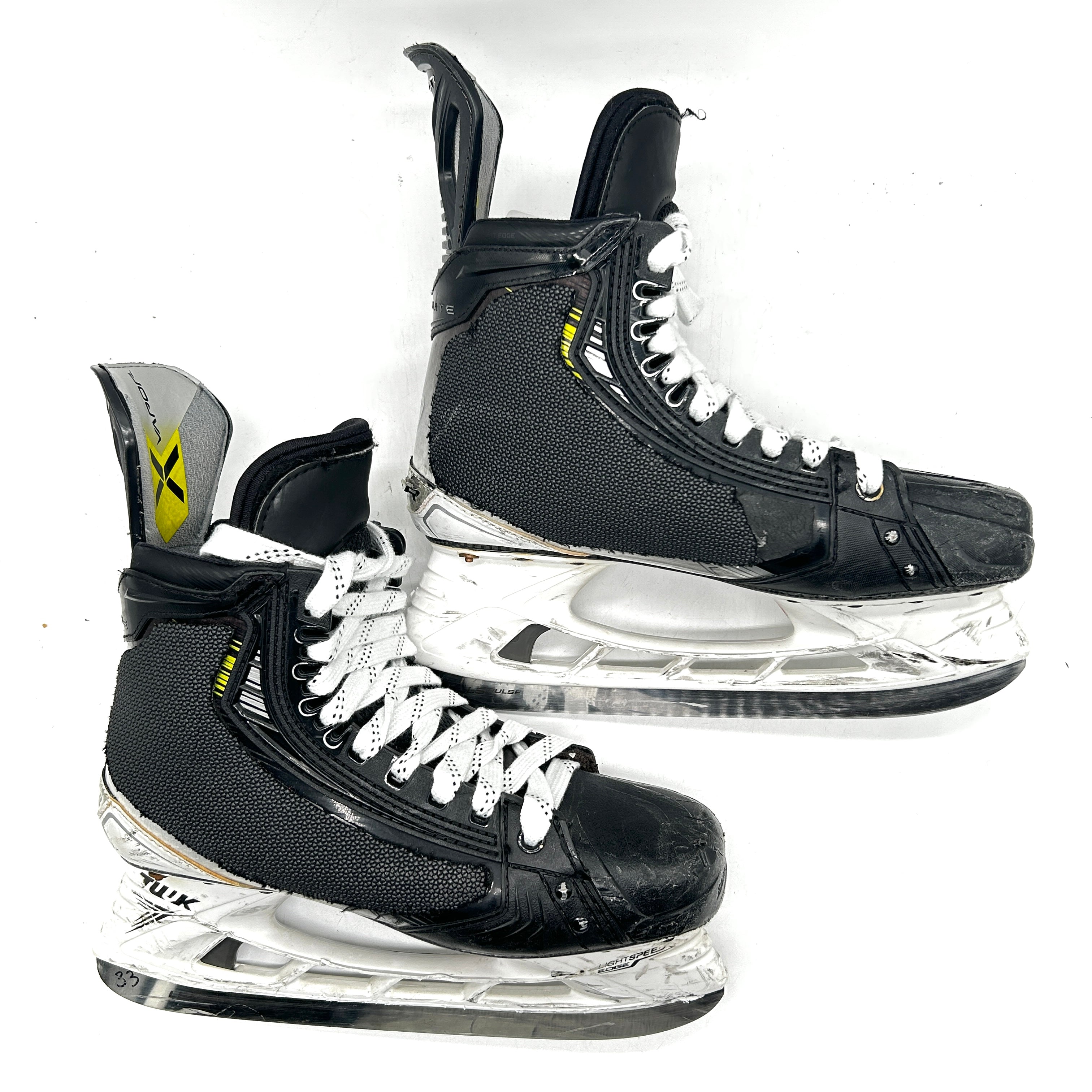 Bauer Vapor Hyperlite 2 - Patins NHL Pro Stock d'occasion - Jalen Chatfield - Taille 8.5D #3