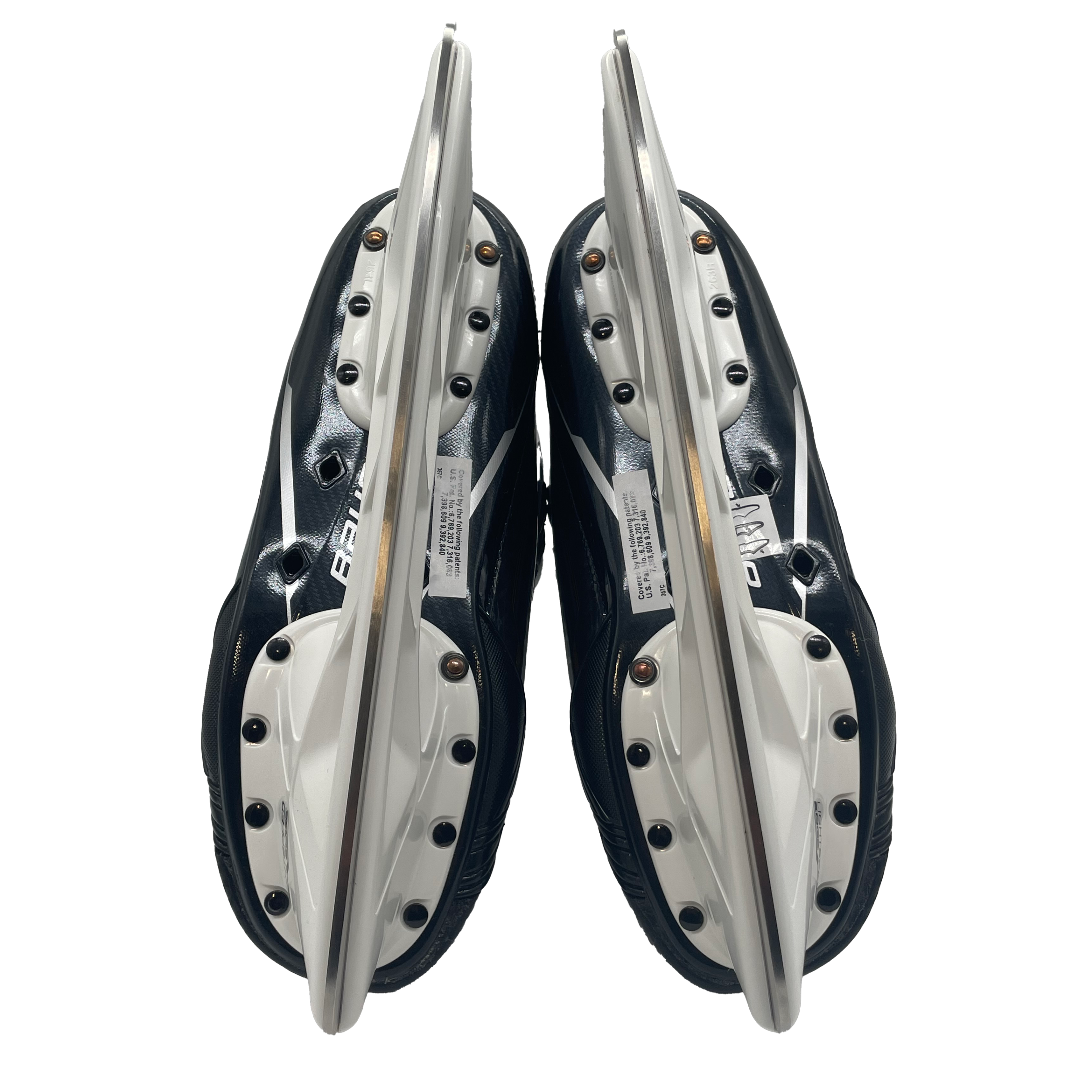 Patins de hockey Bauer Supreme Mach Pro Stock - Taille 7.25D/7D (jaune)