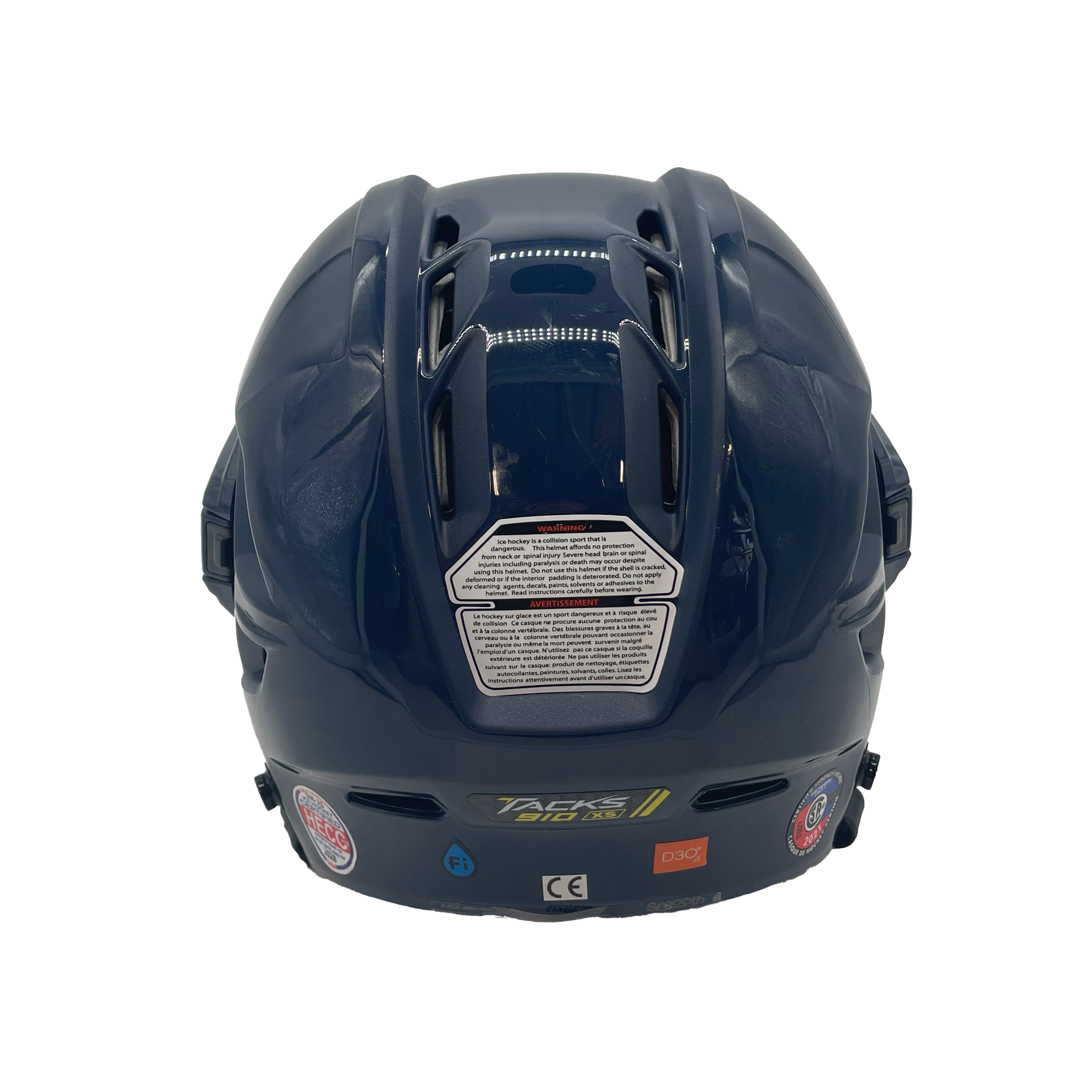 CCM Tacks 910 - Casque de hockey (bleu marine)