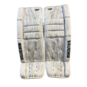 Vaughn Velocity V7 - Used Intermediate Goalie Pads (White)