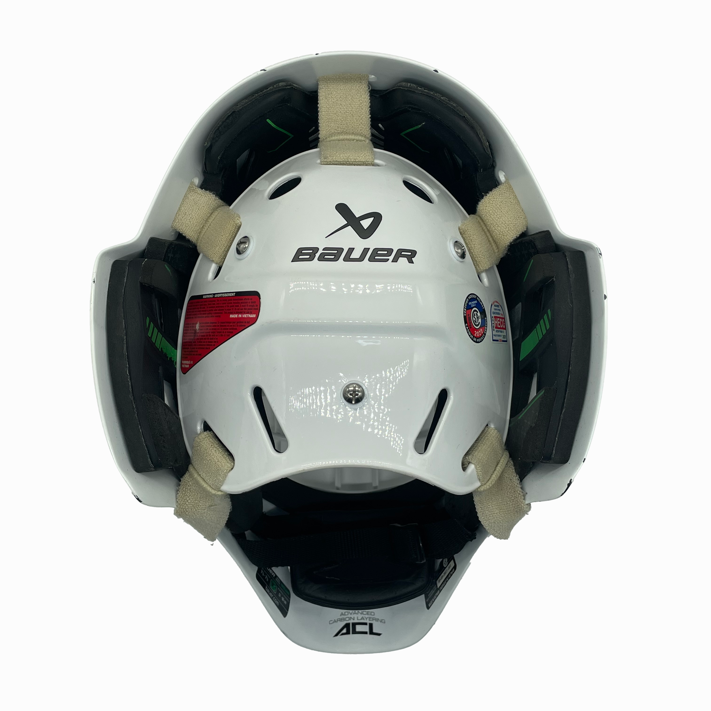 Casque de gardien Bauer NME One d'occasion (blanc)
