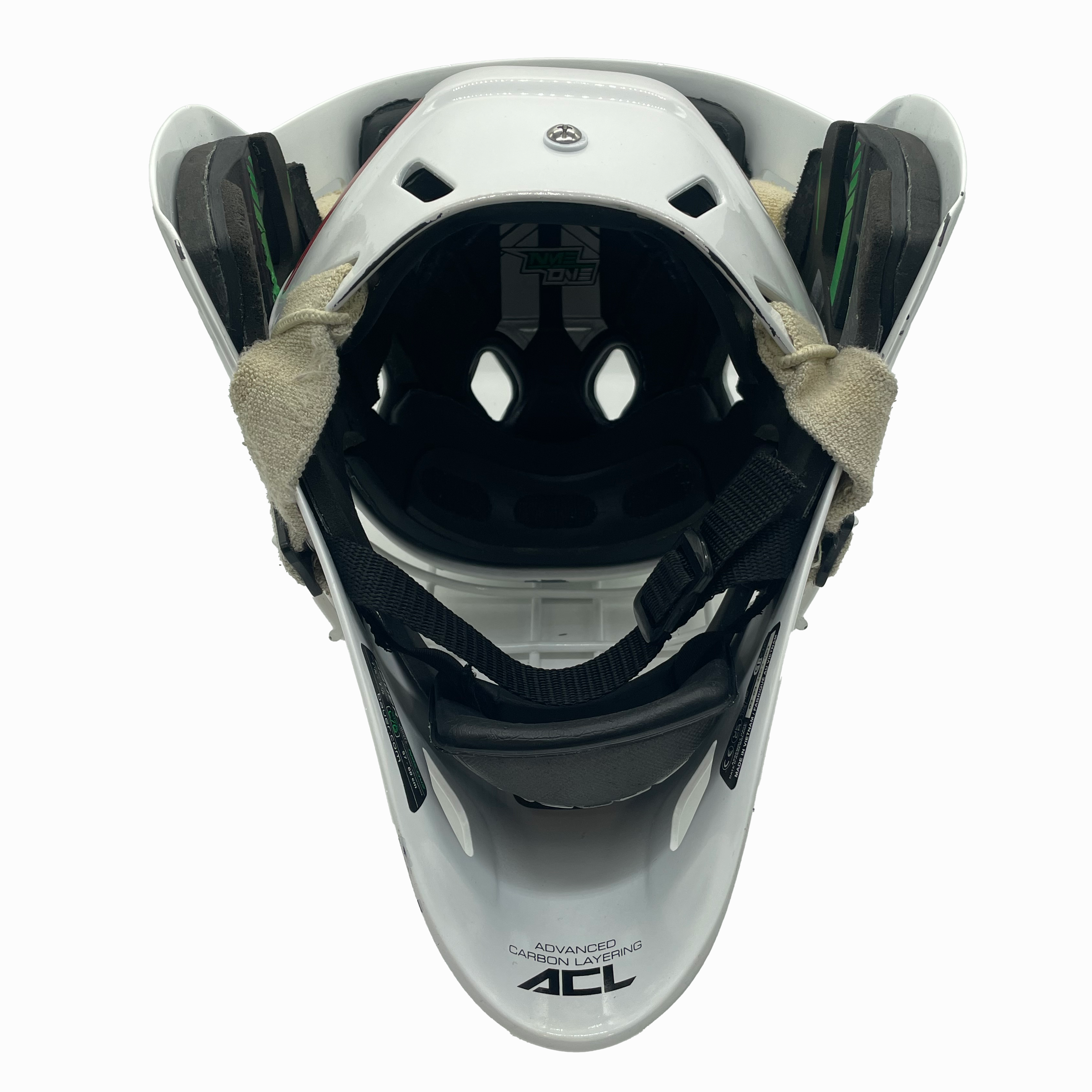 Casque de gardien Bauer NME One d'occasion (blanc)