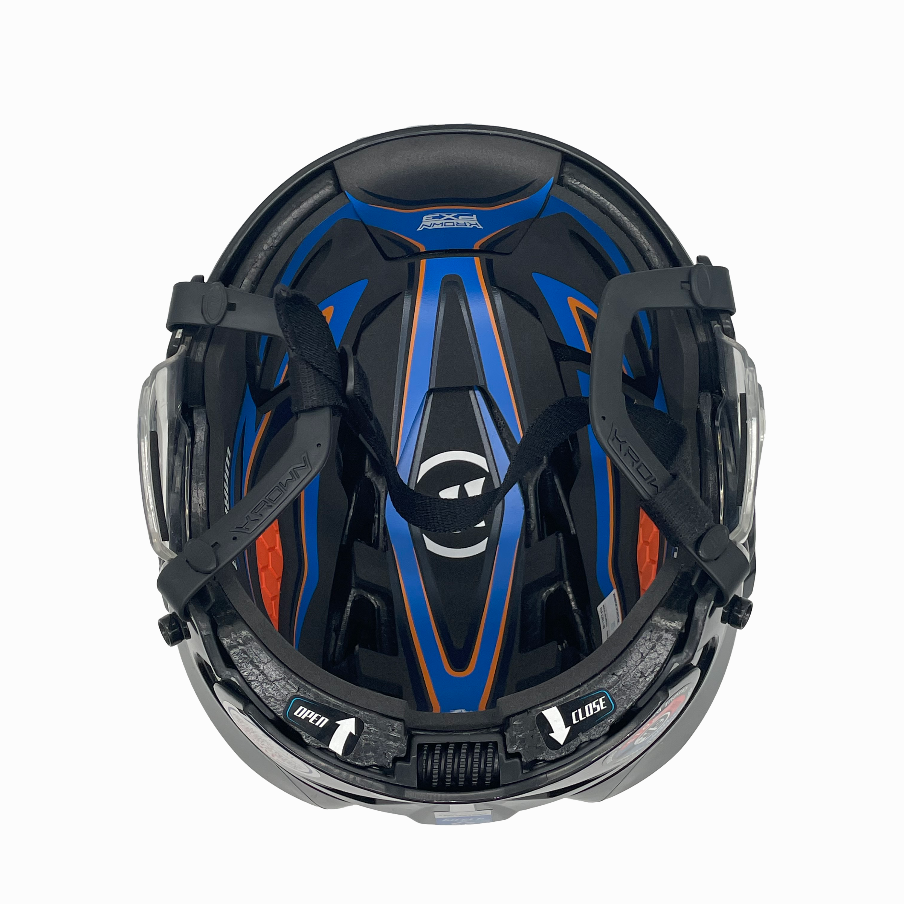 Casque de hockey Warrior Krown PX3 pour senior (noir)