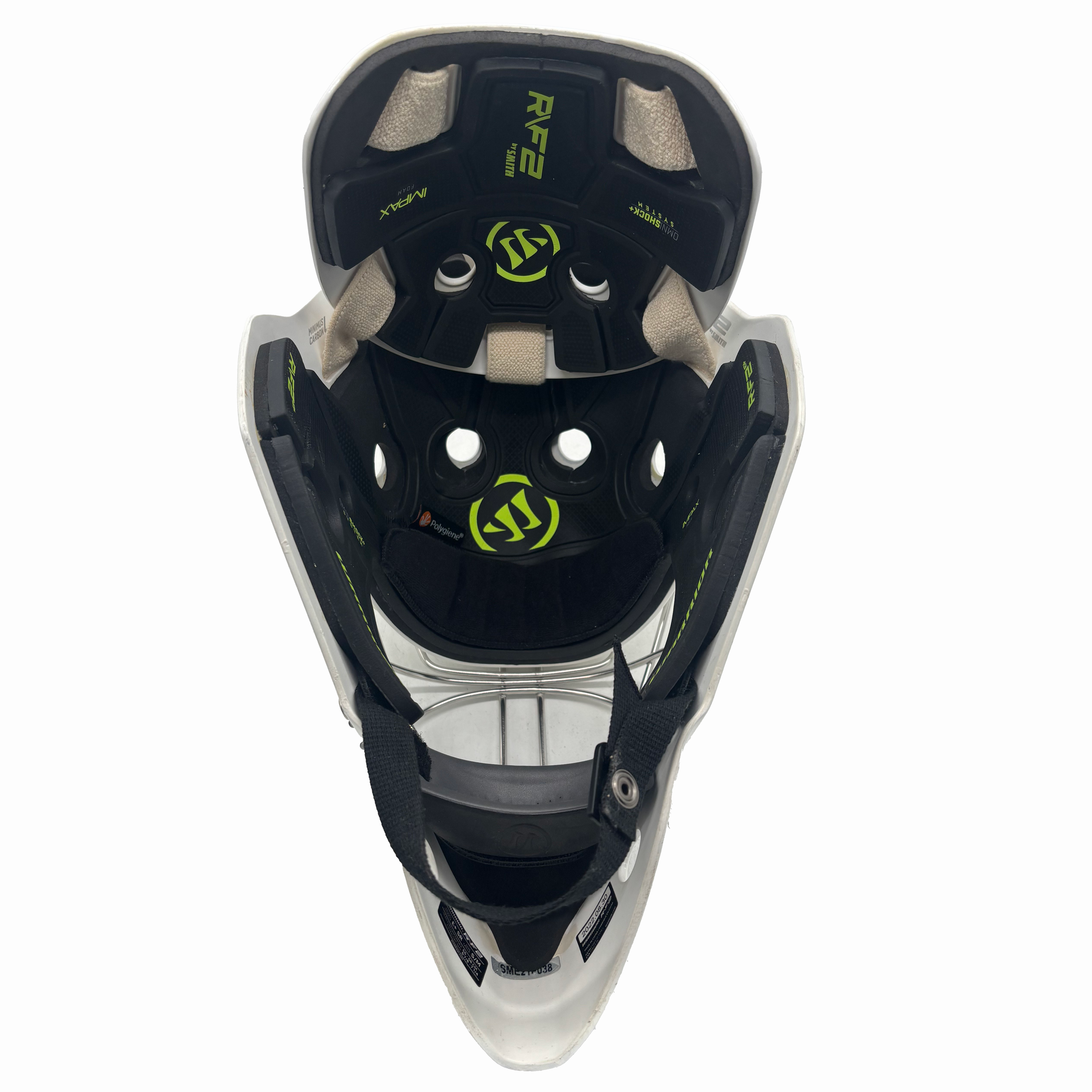 Warrior RF2 E3 - New Pro Stock Goalie Helmet (White)