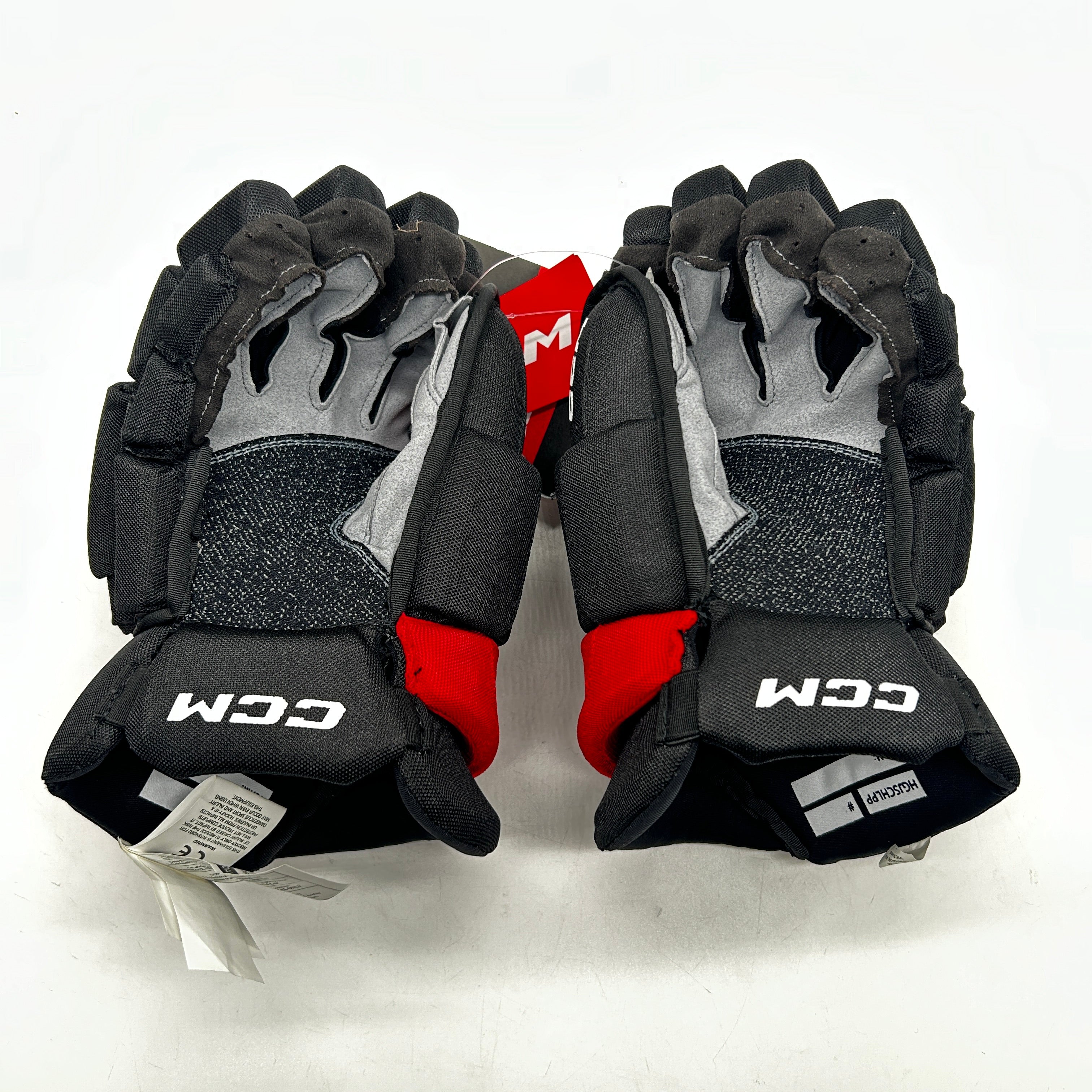 CCM HGJSCHLPP - Pro Stock Hockey Glove (Black/Red)