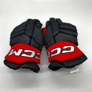 CCM HGJSCHL - Pro Stock Hockey Glove (Black/Red)