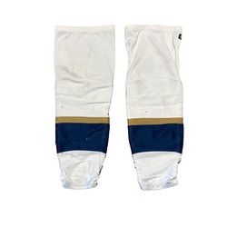CCM - Used AHL Hockey Socks (White/Blue/Gold)