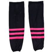 WHL - Used Hockey Socks (Black/Pink)