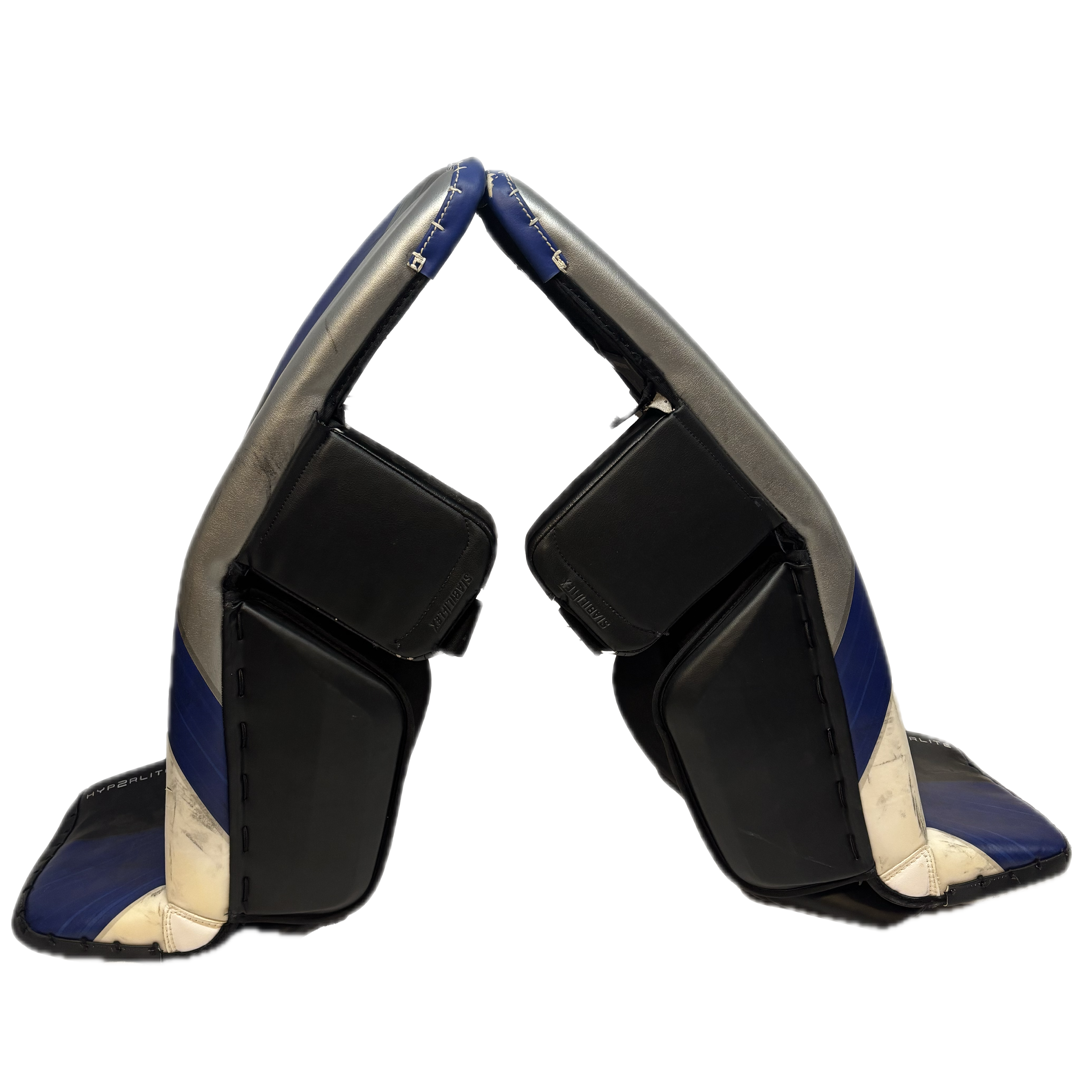 Bauer Vapor Hyperlite 2 - Used Pro Stock Goalie Full Set (Blue/Black)