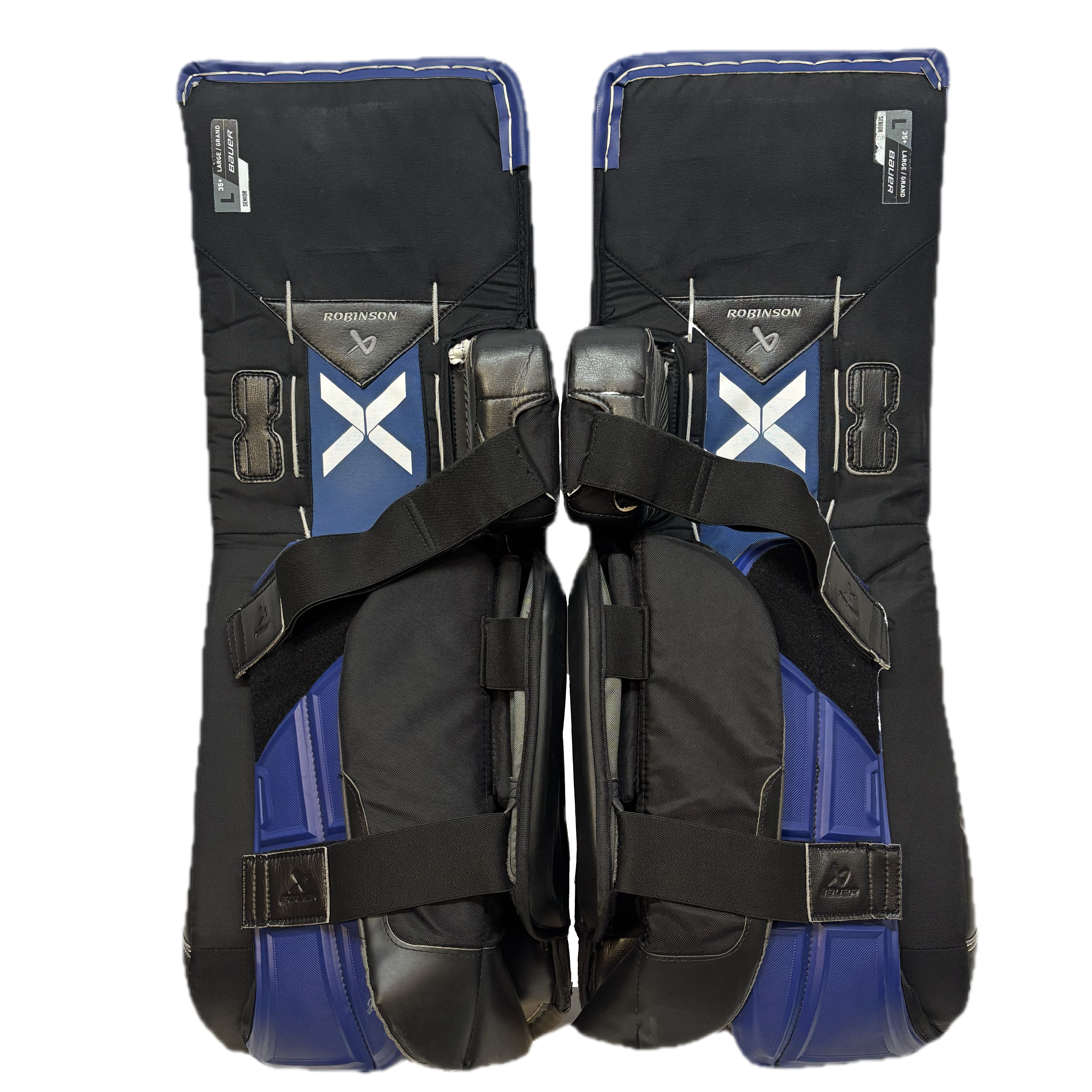 Bauer Vapor Hyperlite 2 - Used Pro Stock Goalie Full Set (Blue/Black)