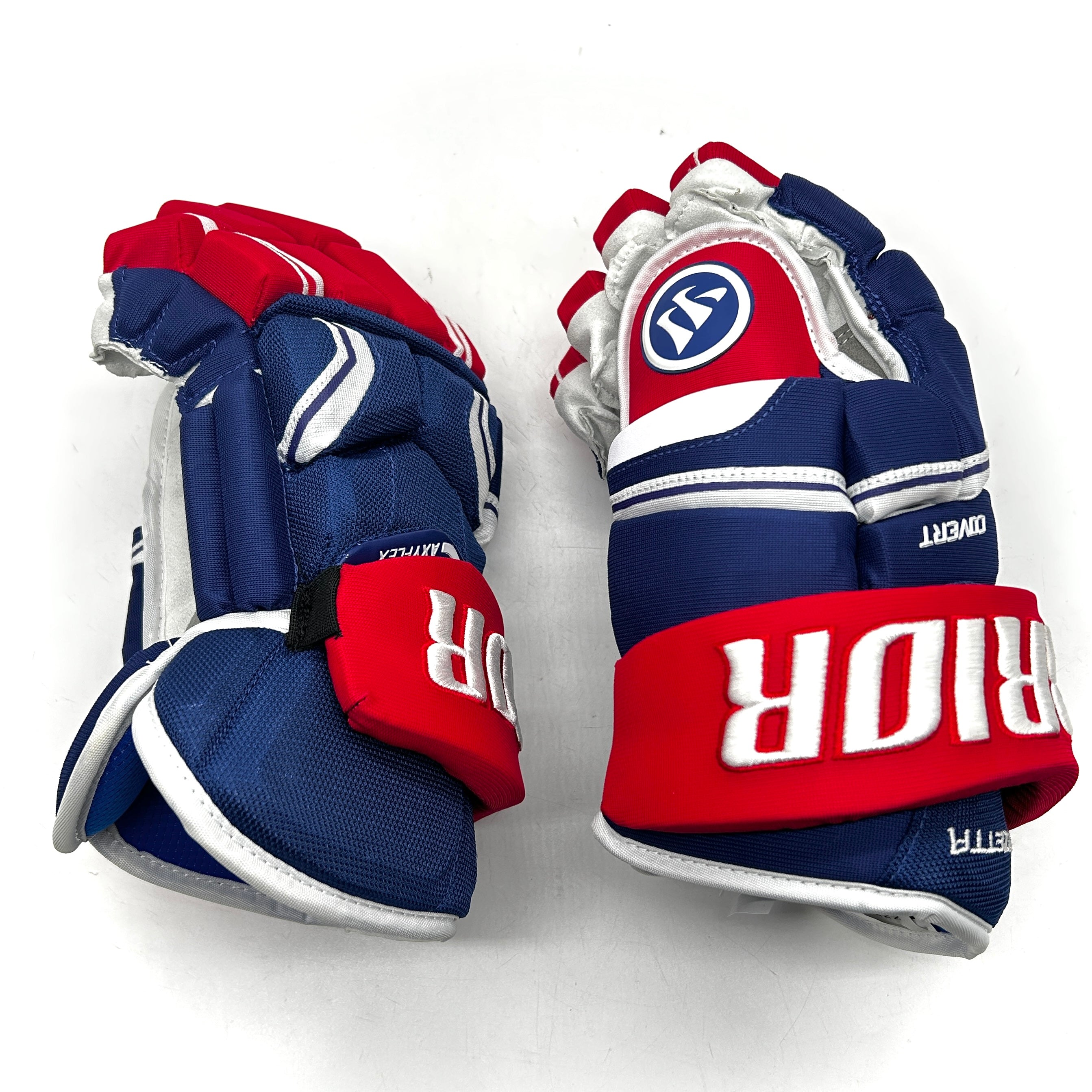 Warrior Covert QRE - NHL Pro Stock Glove - Michael Pezzetta (Blue/Red/White)