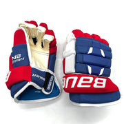Bauer Nexus 2N - NHL Pro Stock Gloves - Jesperi Kotkaniemi (Blue/Red/White)