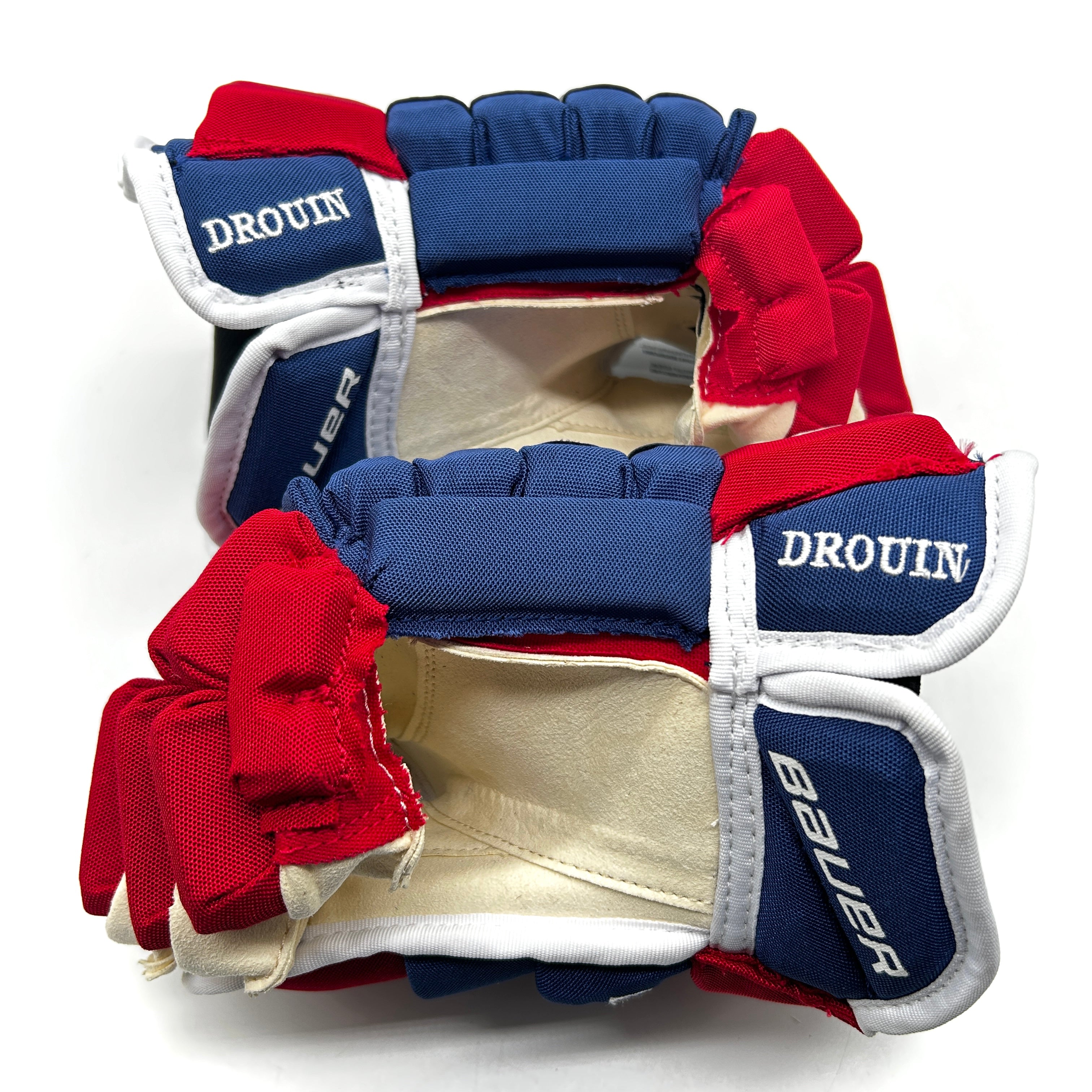 VINTAGE Saranac Pro gants hommes bleu blanc droit et gauche MOYEN VINTAGE Saranac Pro gants hommes bleu blanc droit et gauche MOYEN