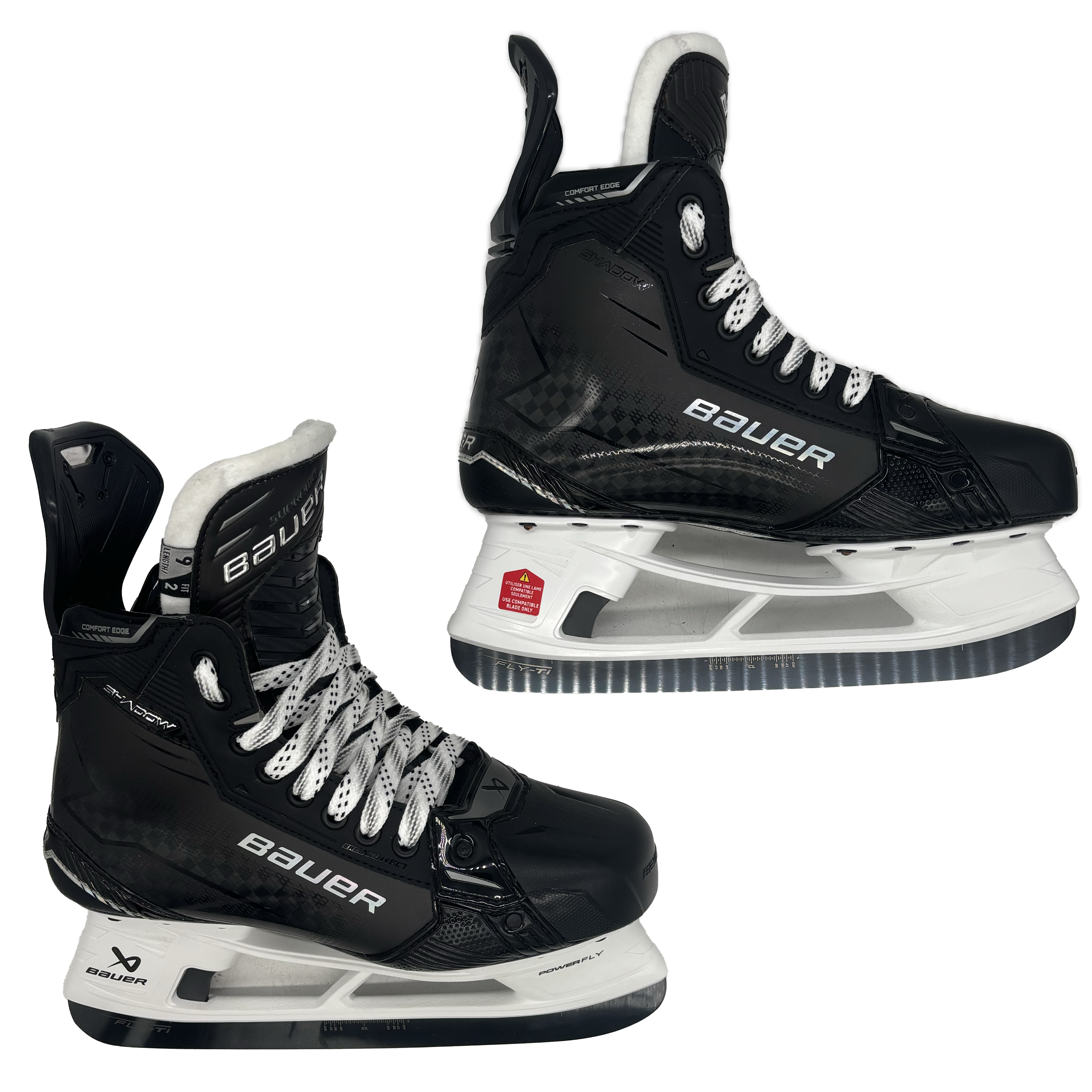 Bauer Supreme Shadow - Pro Stock Hockey Skates - Size 9 Fit 2