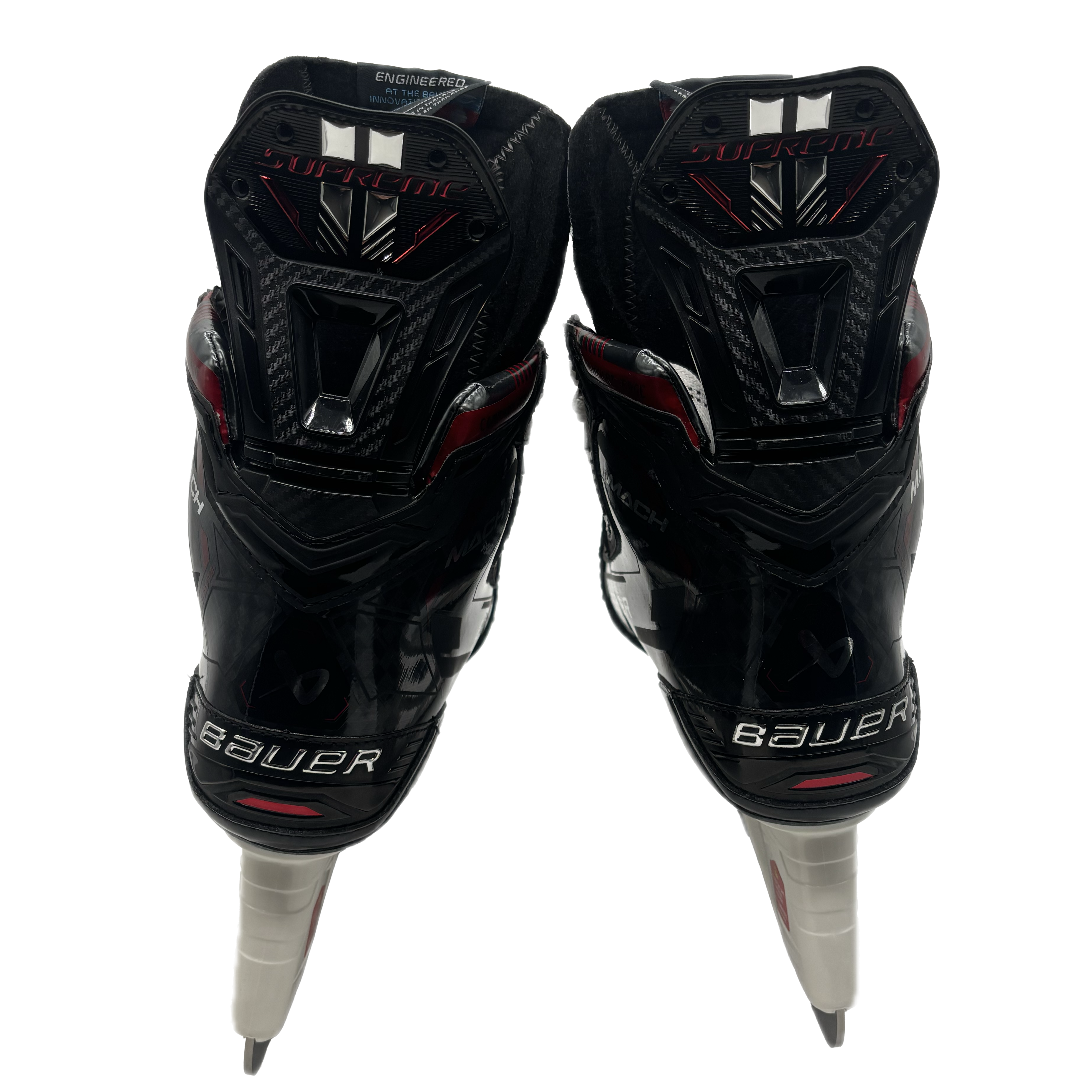 Bauer Supreme Mach - Pro Stock Hockey Skates - Size 8D (Red)