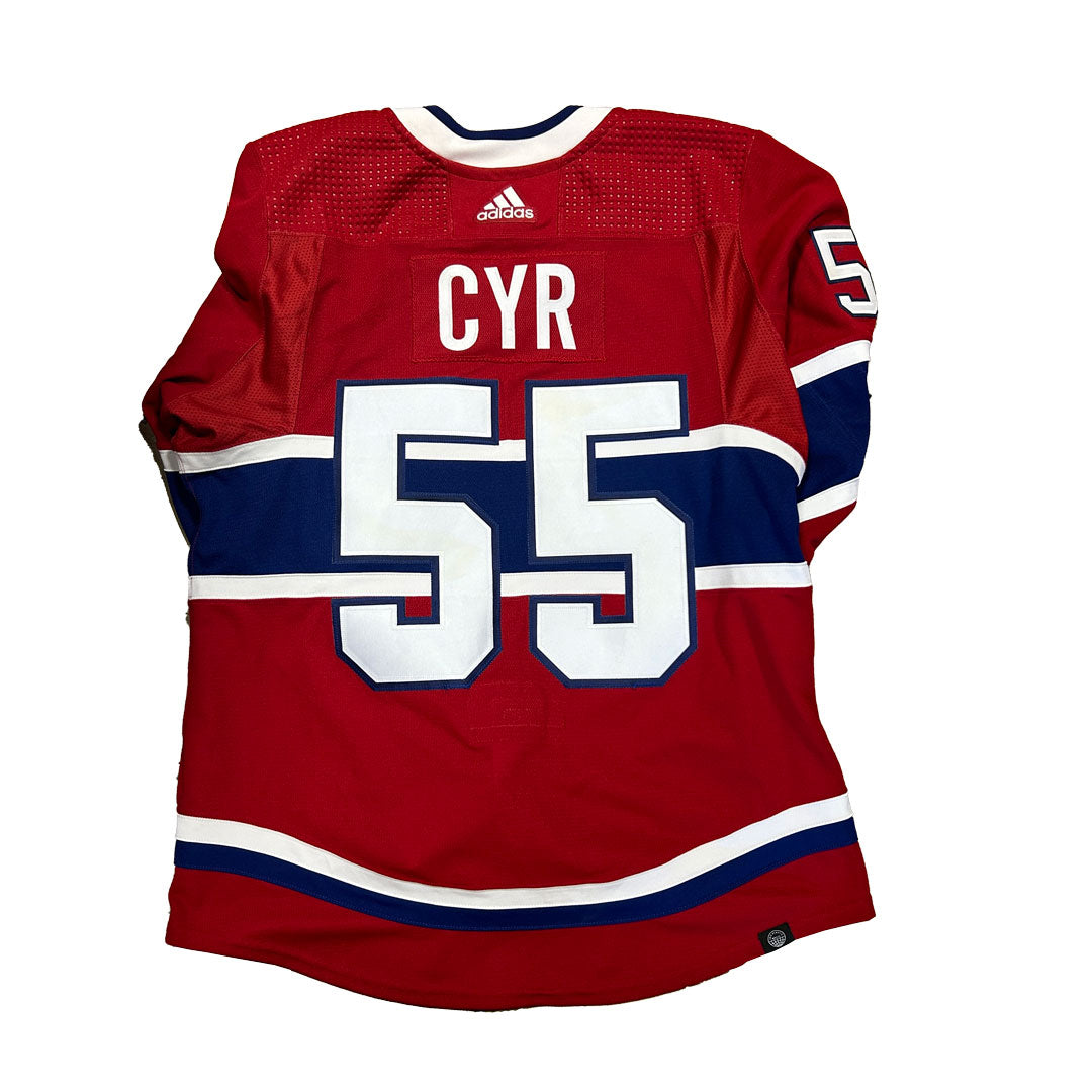 NHL - Montreal Canadiens Used Adidas Game Jersey (Home)