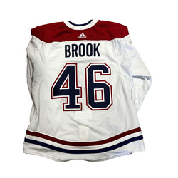 NHL - Montreal Canadiens Used Adidas Game Jersey (White)