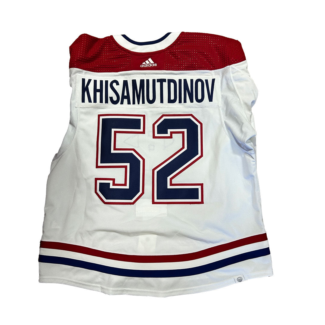 NHL - Montreal Canadiens Used Adidas Game Jersey (White)
