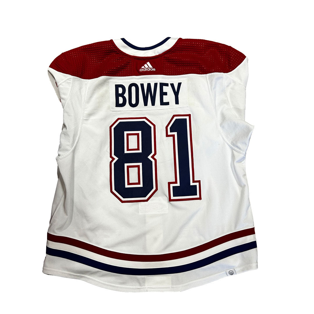 NHL - Montreal Canadiens Used Adidas Game Jersey (White)