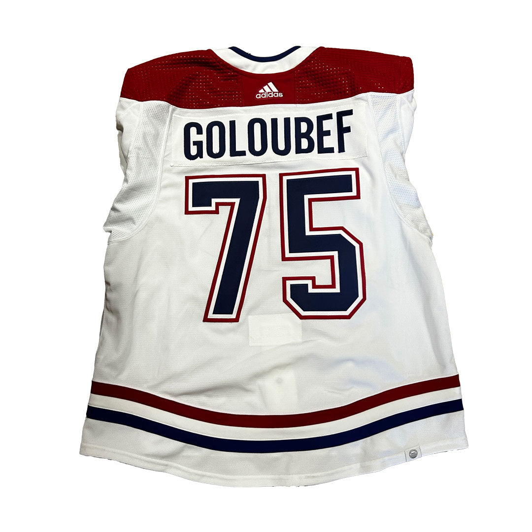 NHL - Montreal Canadiens Used Adidas Game Jersey (White)