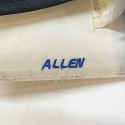 Brians Optik 2 - Gant de gardien Jake Allen NHL Pro Stock d'occasion - Canadiens de Montréal (blanc/rouge/bleu)