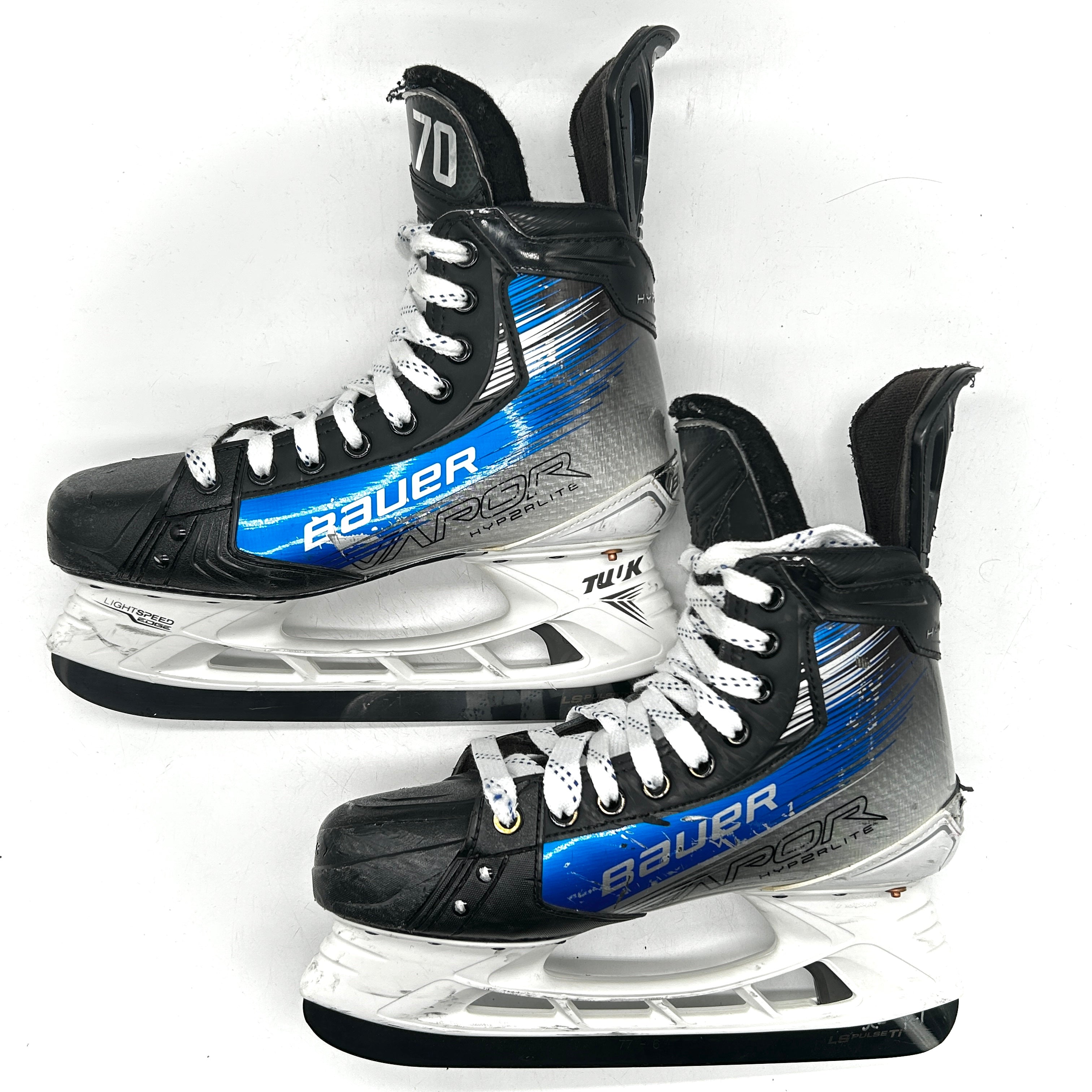 Bauer Vapor Hyperlite 2 - Used NHL Pro Stock Skates - Tanner Pearson - Size 7.5