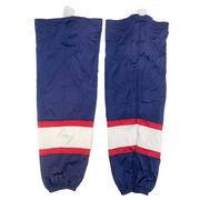 Chaussettes de hockey usagées de l'équipe américaine (bleu marine/rouge/blanc)