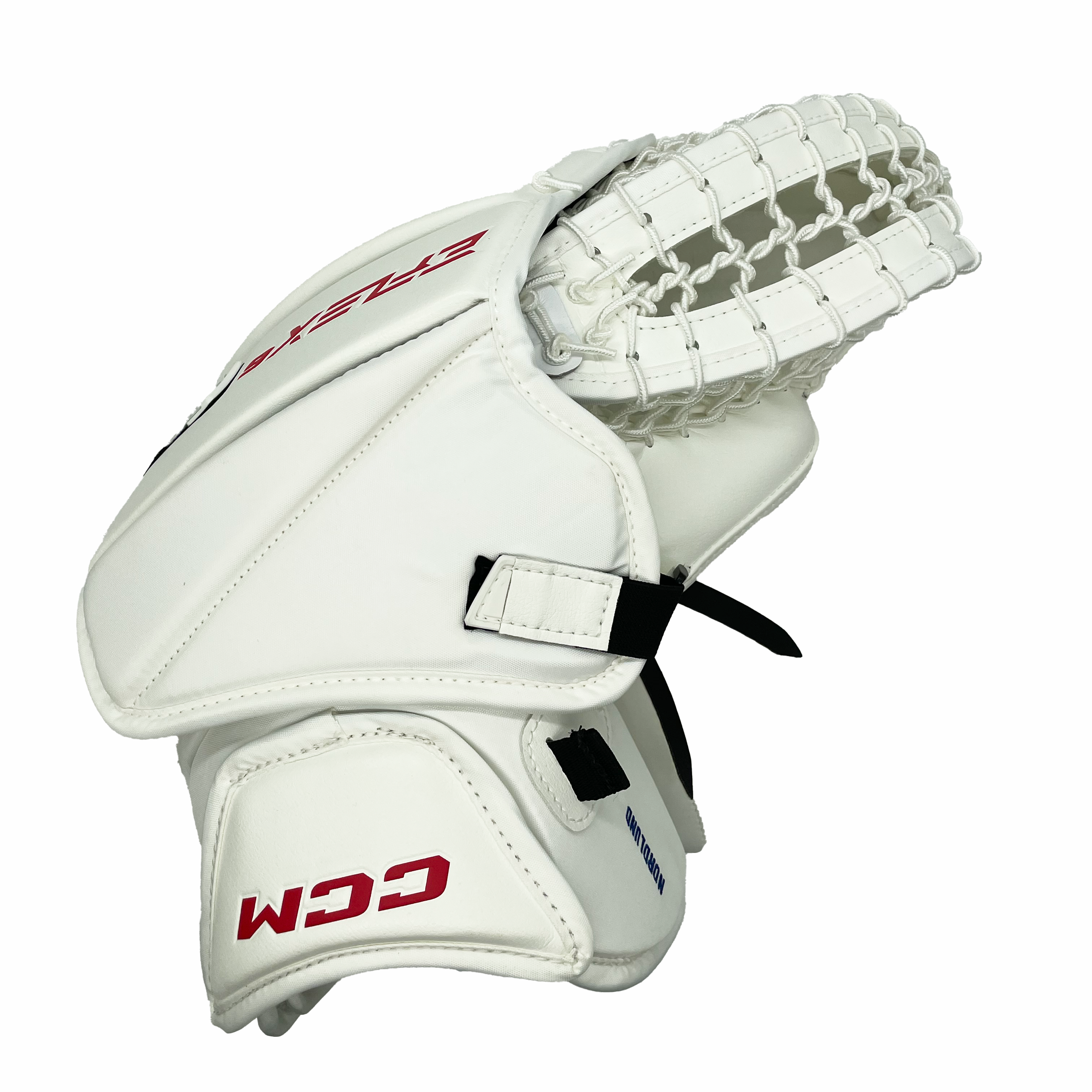 CCM Extreme Flex 6 - Pro Stock Goalie Glove (White/Blue)