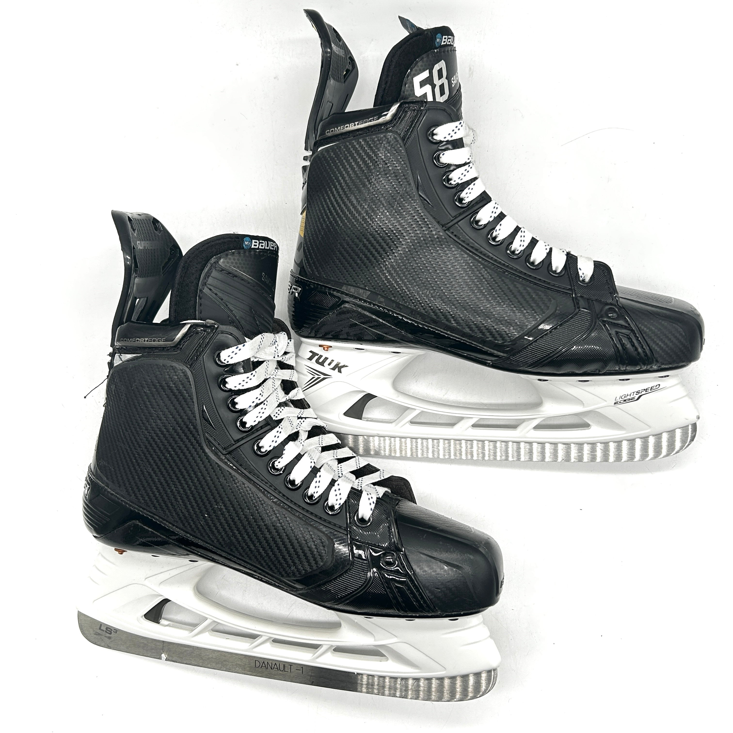 Bauer Supreme Ultrasonic - Used NHL Pro Stock Skates - David Savard - Size 8.75EE