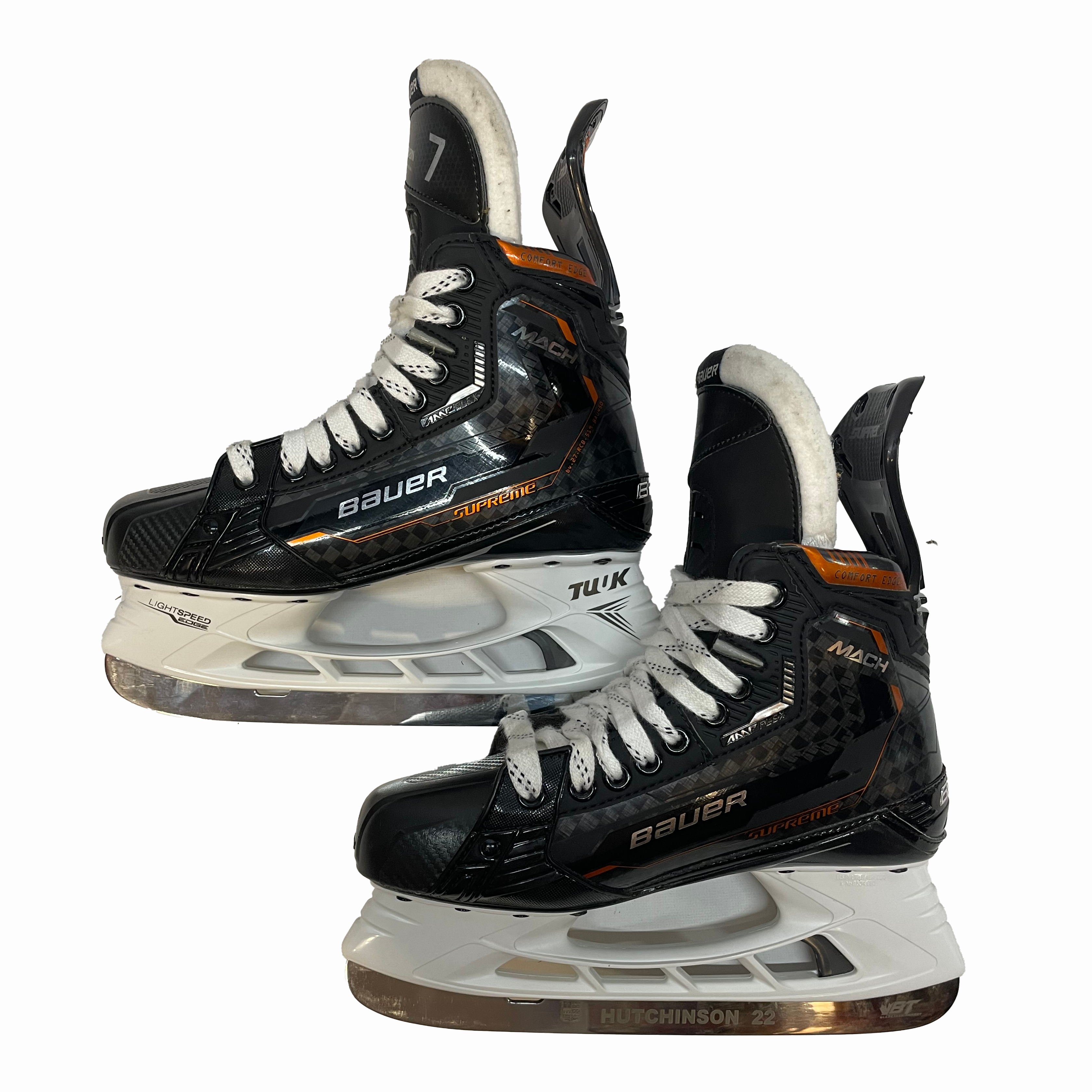 Bauer Supreme Mach - NCCA Pro Hockey Skates - Size 7D