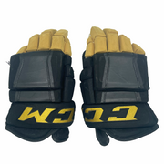 CCM HG97PP - Used NHL Pro Stock Hockey Glove - Vegas Golden Knights (Black/Gold)