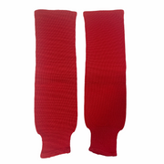 Chaussettes de hockey en tricot usagées (rouges)